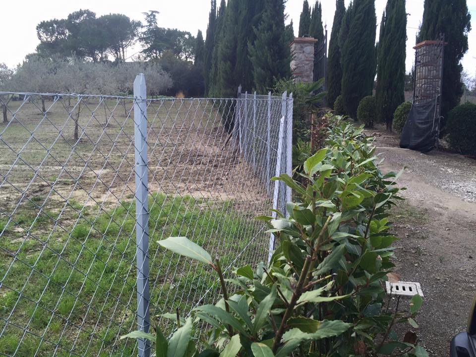 Recinzione maglia sciolta